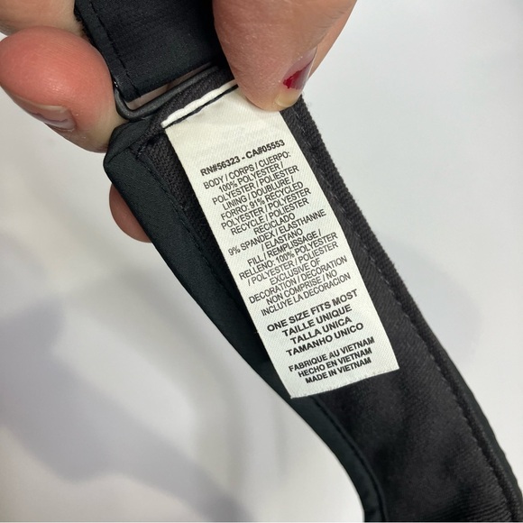 Nike Golf Strap back visor adjustable black one size fits most - Picture 5 of 7